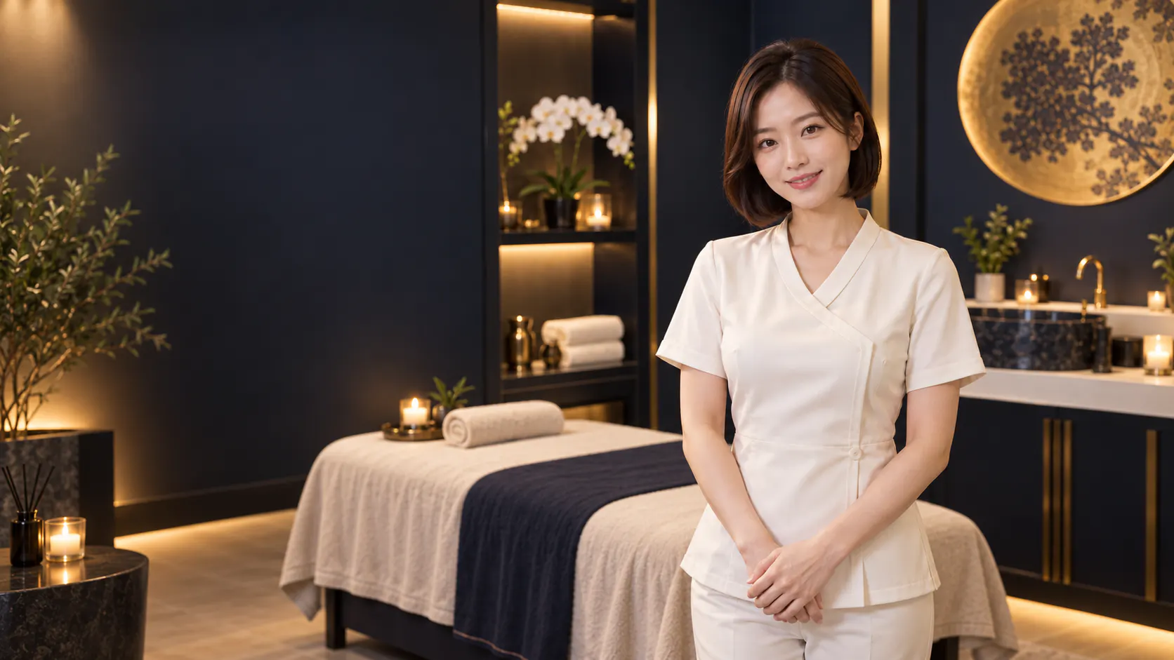 프리미엄 출장마사지 브랜드 연출 이미지